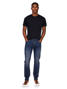 DL1961 | Avery Relaxed Straight Knit Jean | Submarine