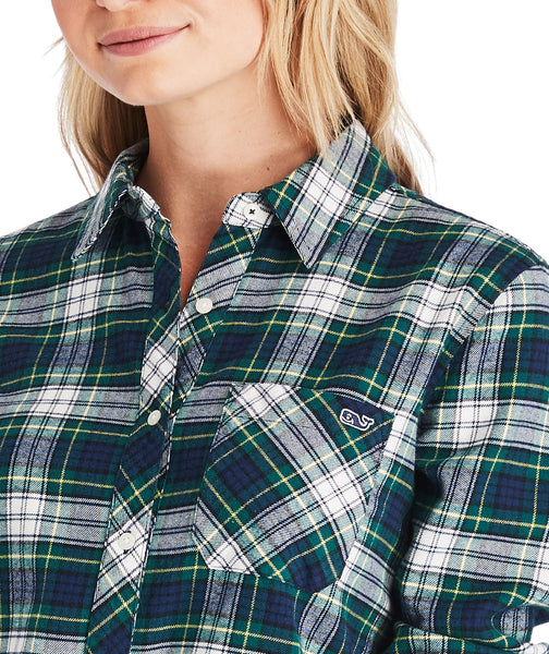 Vineyard Vines | Women's Flannel Relaxed Button Down