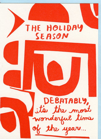 People I've Loved | Debatably The Most Wonderful Time Card