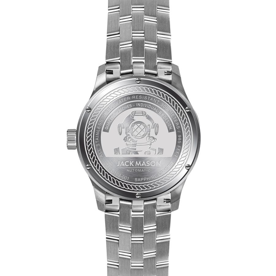 Jack Mason Diver Automatic 42mm Black Dial/SS Bracelet – CARBON