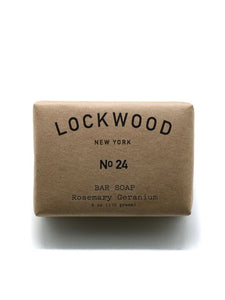 Lockwood NY | No. 24 Rosemary Geranium Bar Soap