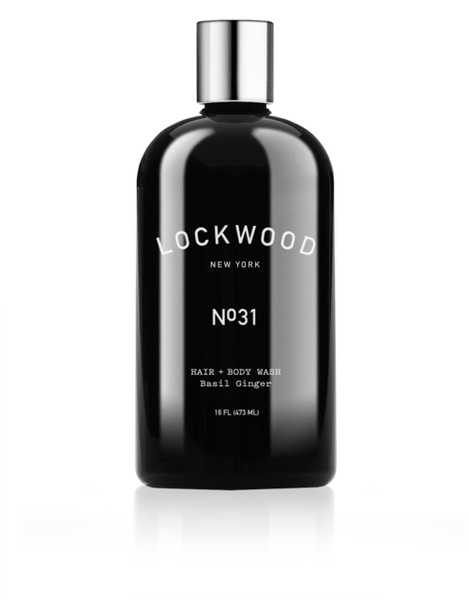 Lockwood NY | No. 31 Basil Ginger Hair+Body Wash