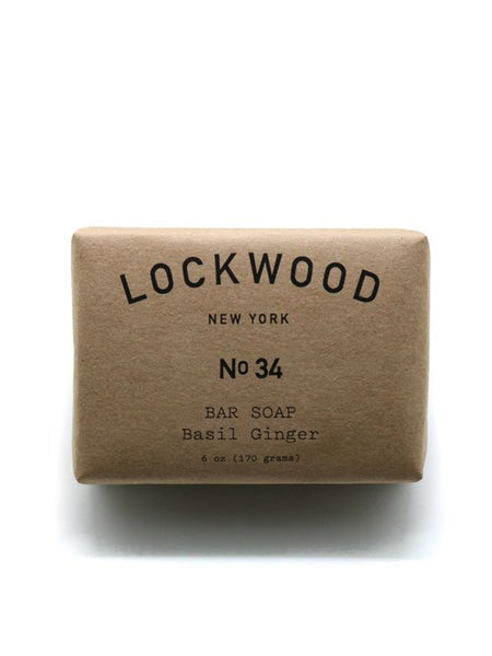 Lockwood NY | No.34 Basil Ginger Bar Soap