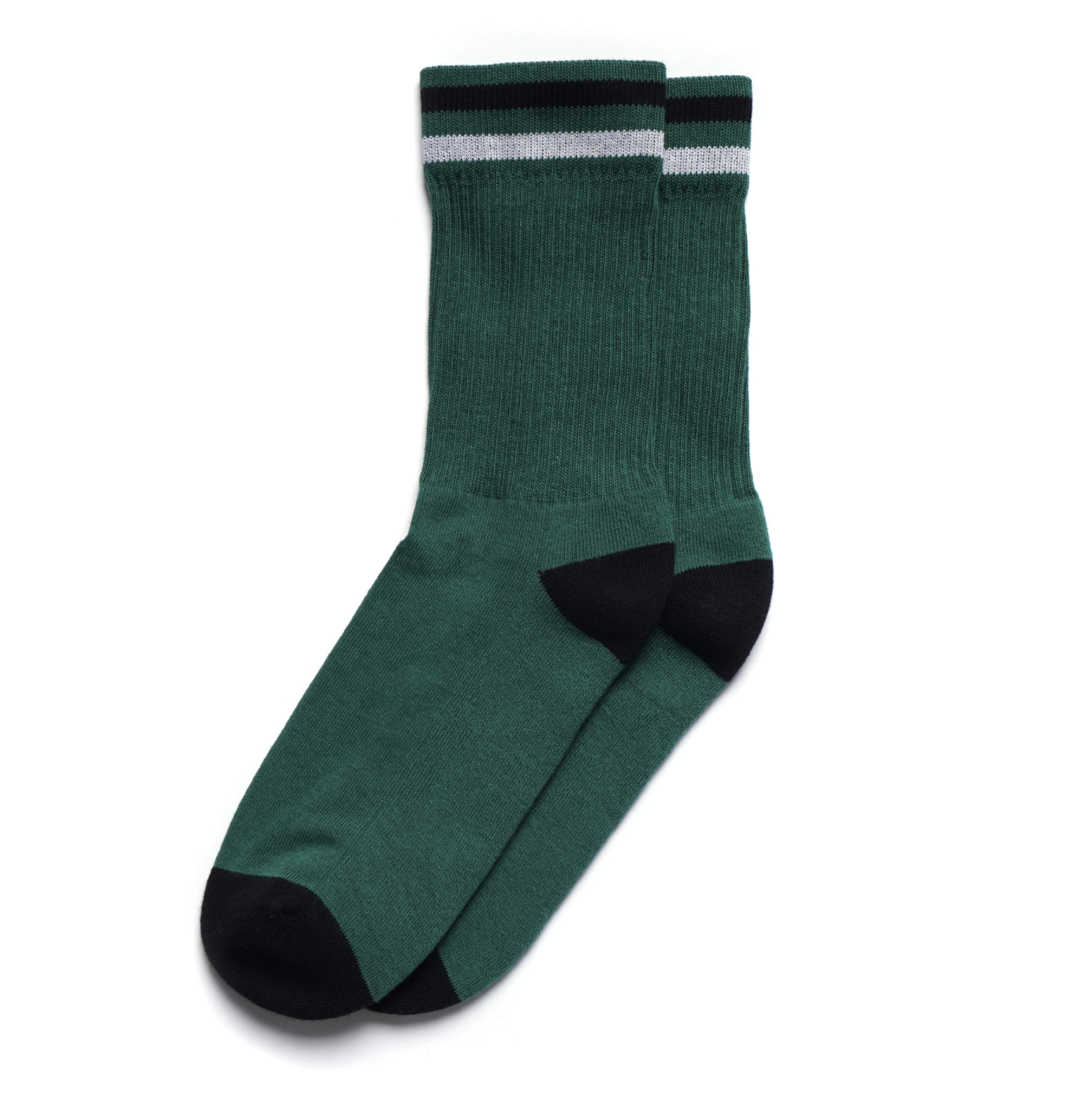 American Trench | Kennedy Luxe Athletic Sock | Green w/ Black