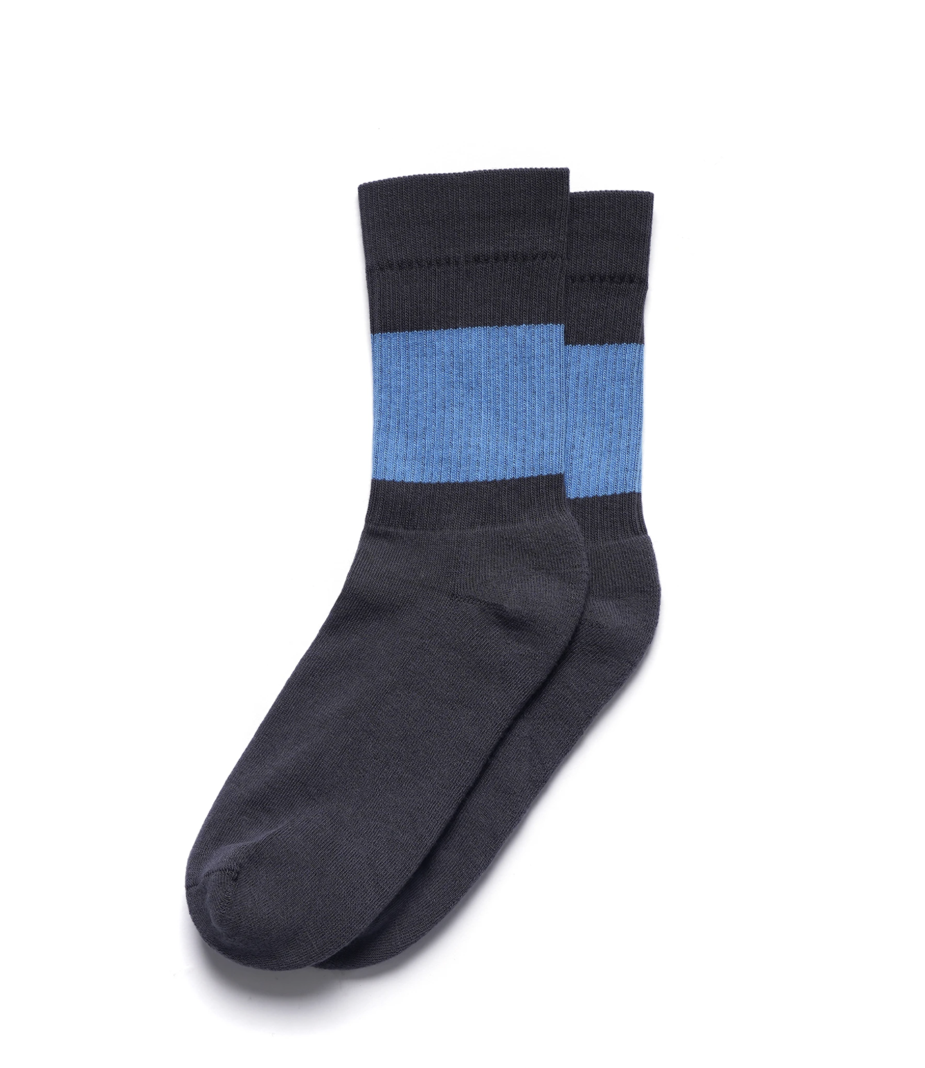American Trench | Color Pop Sock | Grey w/ Lt Blue