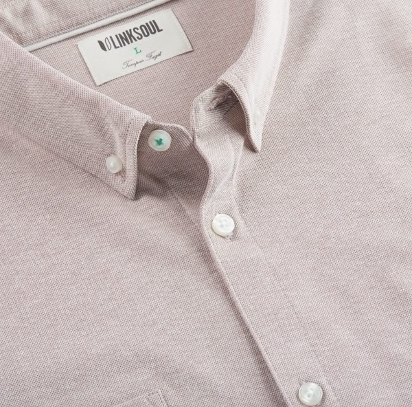 Linksoul | Oxford Full Button Short Sleeve