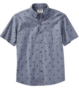 Linksoul | Palm Print Short Sleeve Woven Shirt
