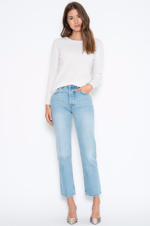 One Grey Day | Tenley Long Sleeve Cashmere Pullover