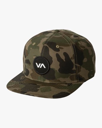 RVCA | VA Patch Snapback Hat | Camo